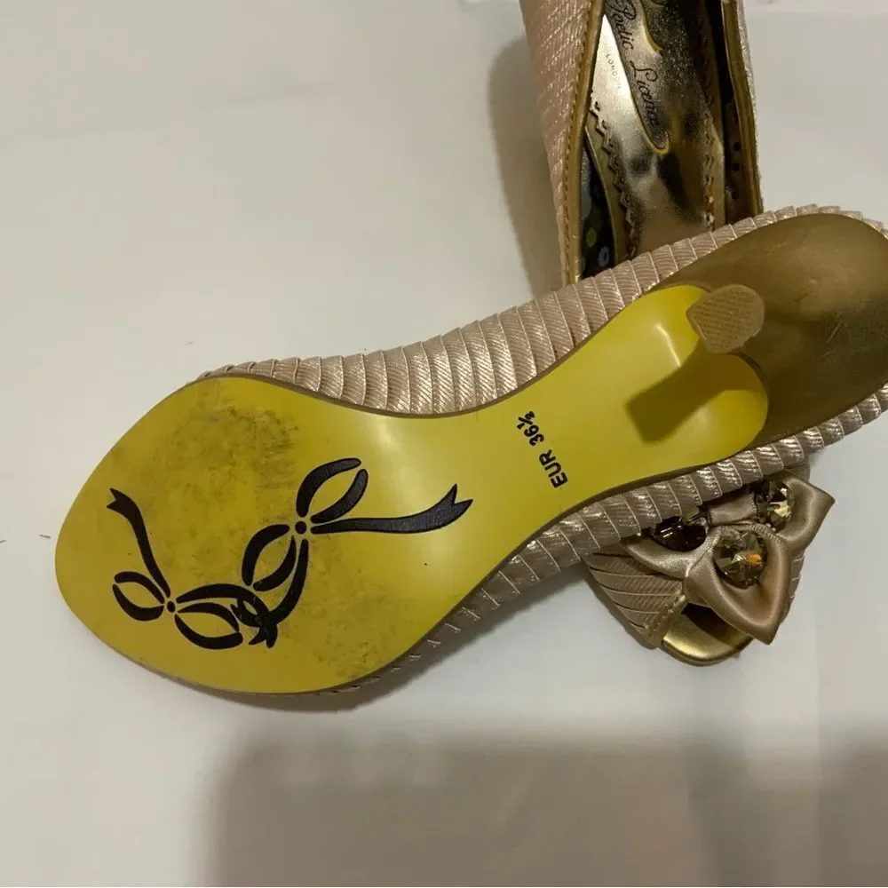 Poetic License Shoes Open-Toe Heels “Girls Best Friend Size 6.5